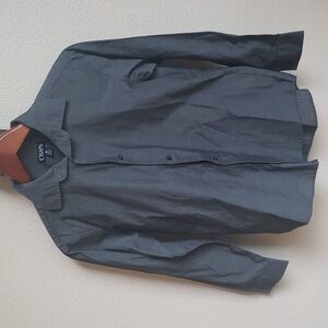 Chaps boys button up dress shirt size medium